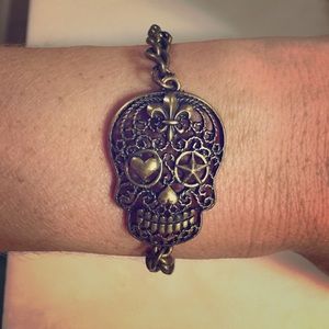 Sugar skull bracelet