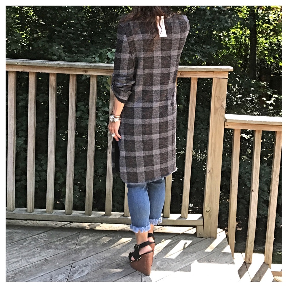 🆕 made in Italy plaid tunic dress - Picture 7 of 7