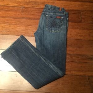 7 For All Mankind Flare Jeans Size 30
