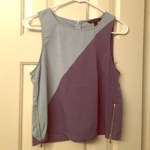 Color block crop top