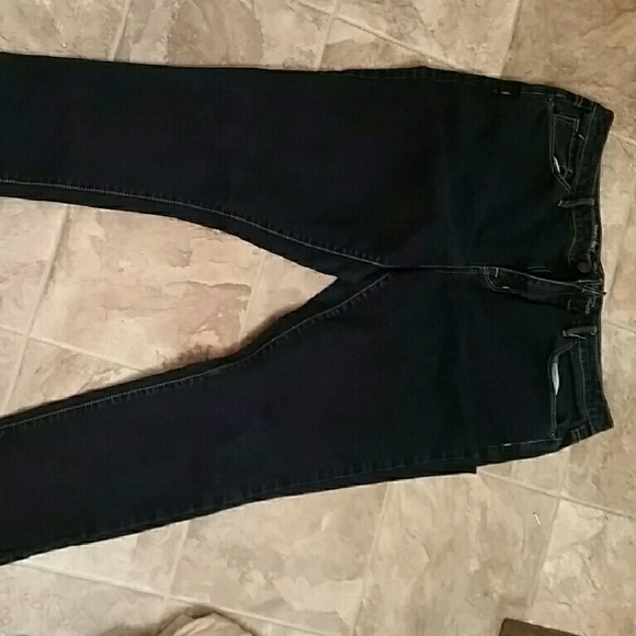 Mossimo Midrise Curvy Skinny-Dark Wash