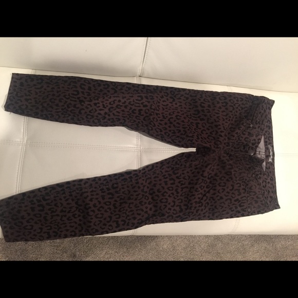 Free People cheetah print pants