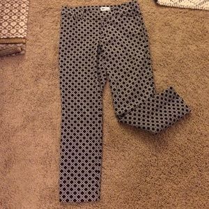 Black and White Patterned Pixie Pants