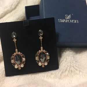 Swarovski Venetie Pierced Crystal Earrings