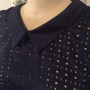 Pixley Tops - Pixley Sheina Laser Cut Collared Blouse Pixley Tops - Pixley Sheina Laser Cut Collared Blouse