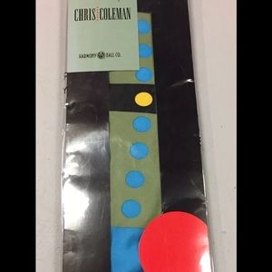 Chris Coleman Harmony Ball Neck Tie Teal Green