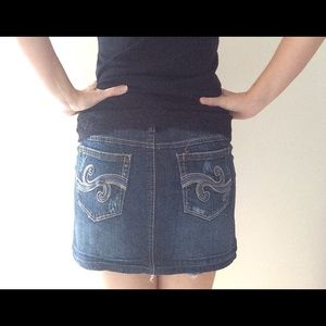 Candie's jean skirt
