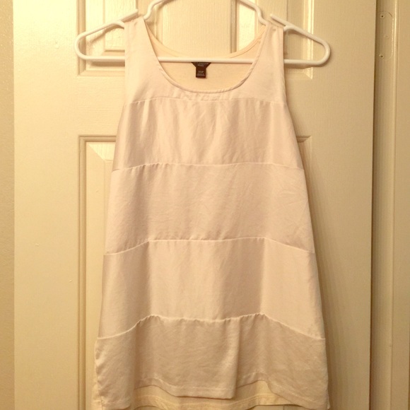 Cream stripped tank