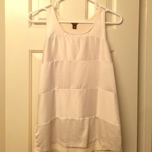 Cream stripped tank