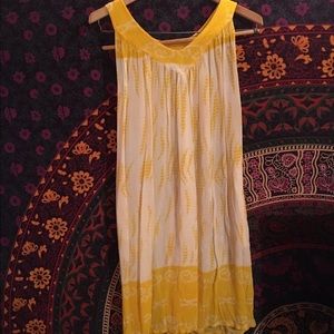 Yellow summer dress