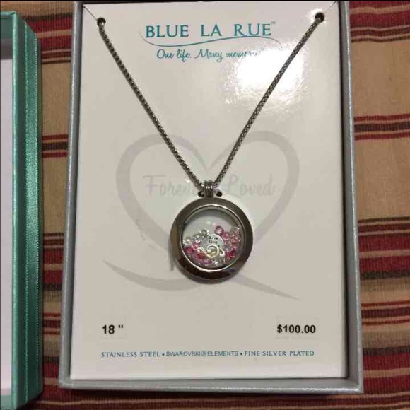 blue la rue Jewelry Blue La Rue Necklace Poshmark
