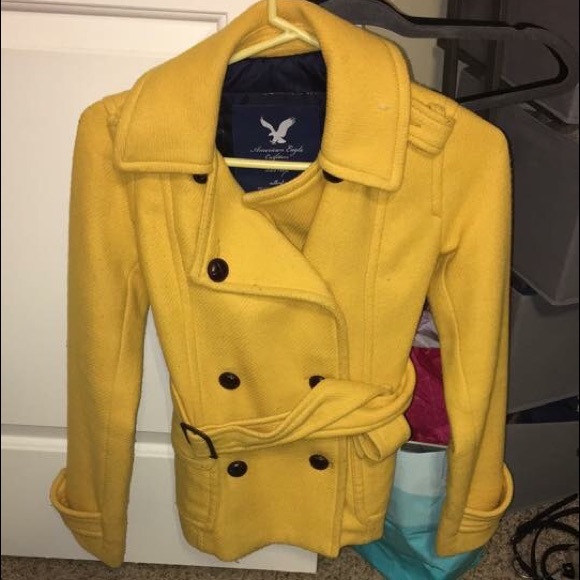 Yellow Pea Coat