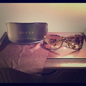 Gucci Tortoise Sunglasses