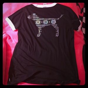 *NWT* VS Pink Large Holiday 2016 Tee