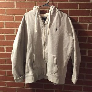 Polo Ralph Lauren fleece zip up hoodie XXL