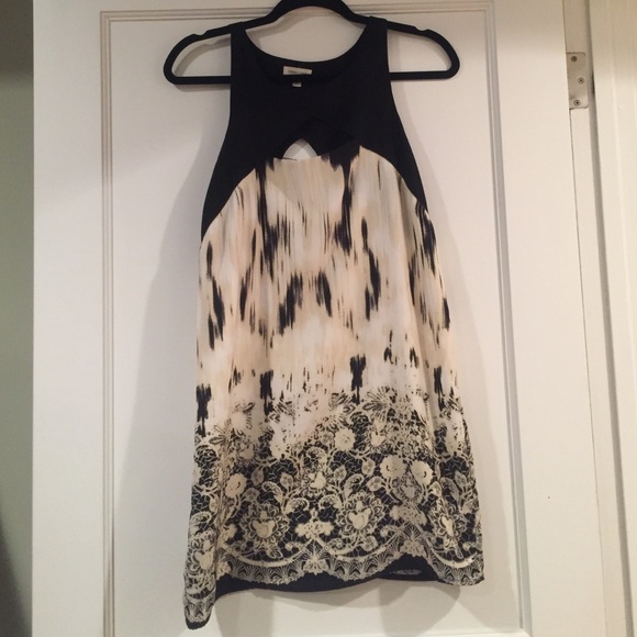 Black and white dress