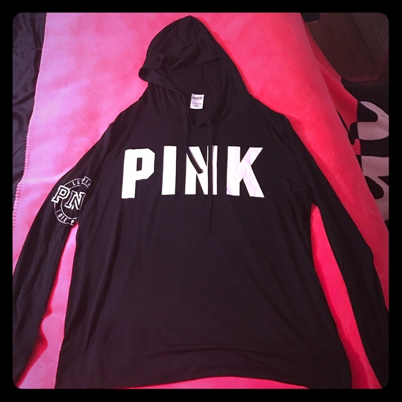 *BRAND NEW!* VS Pink Super Soft Hoodie, black, L