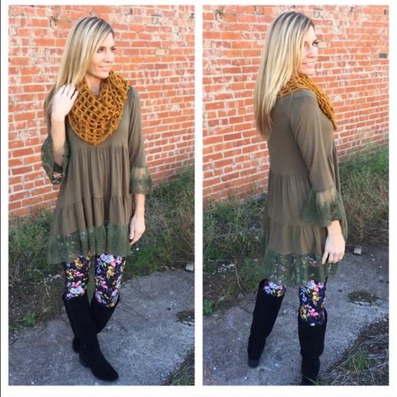 Super soft luxury floral leggings pant jeggings - Picture 3 of 4