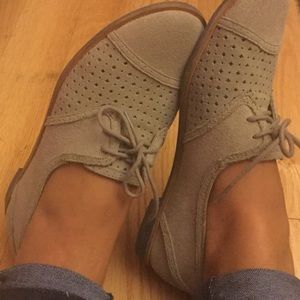 Suede Oxfords