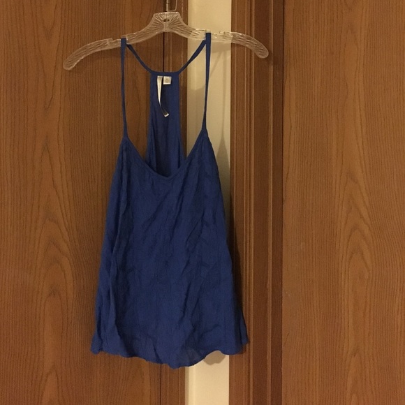 NWT Blue boho chic tank top