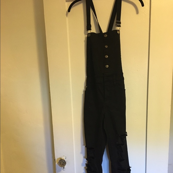 Black Over-alls