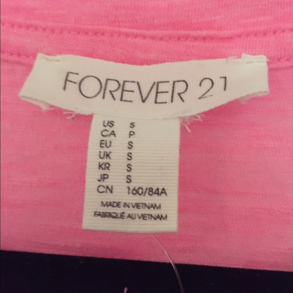 Pink V-neck Tee - Picture 2 of 3