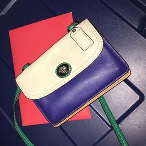 Coach cross body wallet