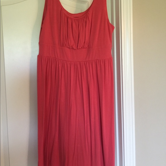 Coral casual dress