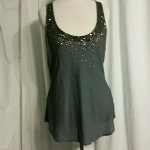 Bling Grey Top