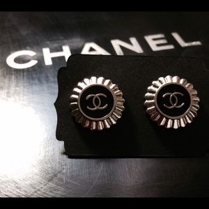Chanel Logo Earrings