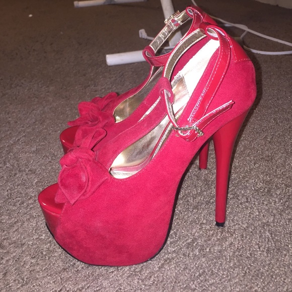 Bakers Shoes Red Bakers Platform Heels Poshmark