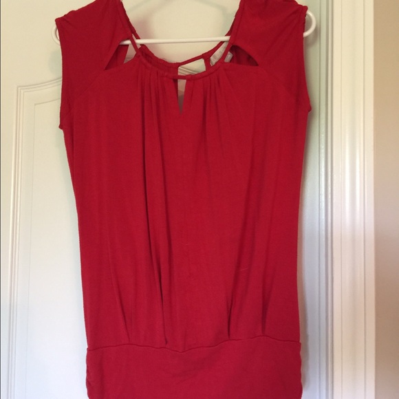 Red tunic