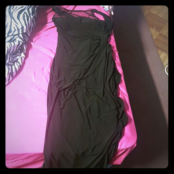 Size 14 black long dress perfect for any occasion