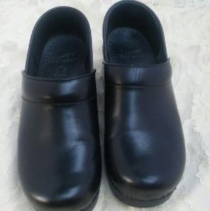 DANSKO BLACK CLOGS