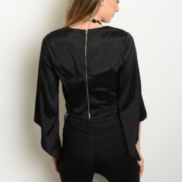 ⚜️RILEY Criss Cross Bodysuit - Picture 2 of 2