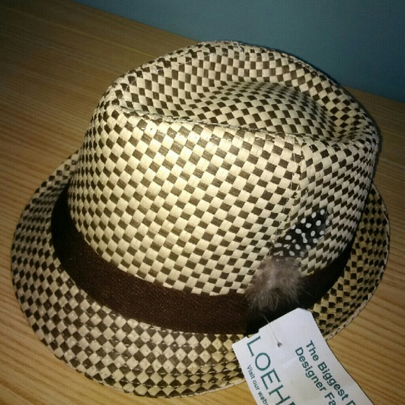 David & Young Straw Fedora Hats: Multi Brown main image 4