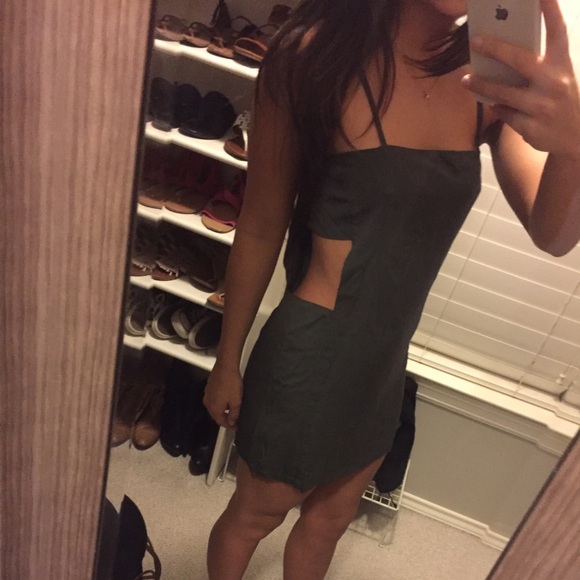 Tobi Army Green Dress