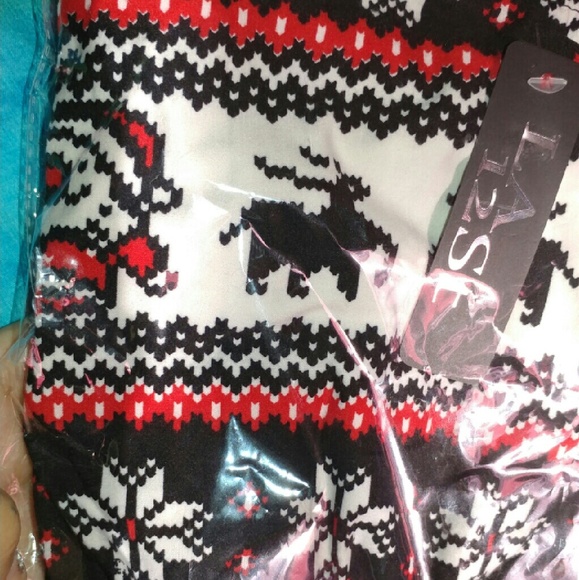 💰SOLD💰💜price firm Santa Claus leggings - Picture 2 of 2