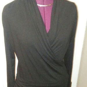 SALE!  Banana Republic Black Wrap Blouse