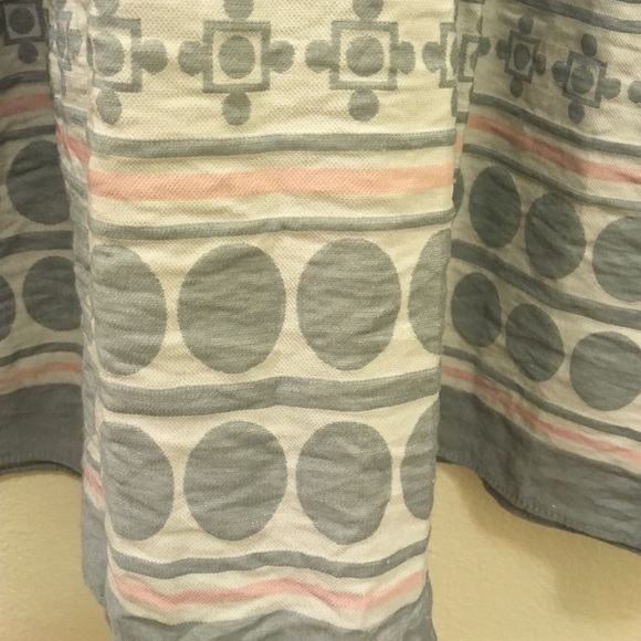 Pink Print Neutral Stretchy Cotton Day Dress - Picture 4 of 4