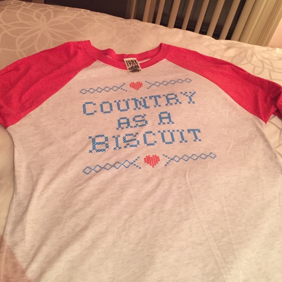 Junk Gypsy 'As country as a biscuit' tee heehee