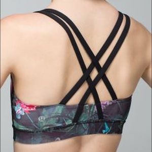 Lululemon Energy Bra size 10 Curious Jungle