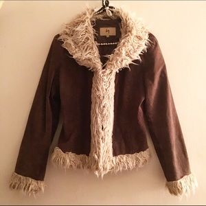 90's does 70's Penny Lane Cropped Jacket