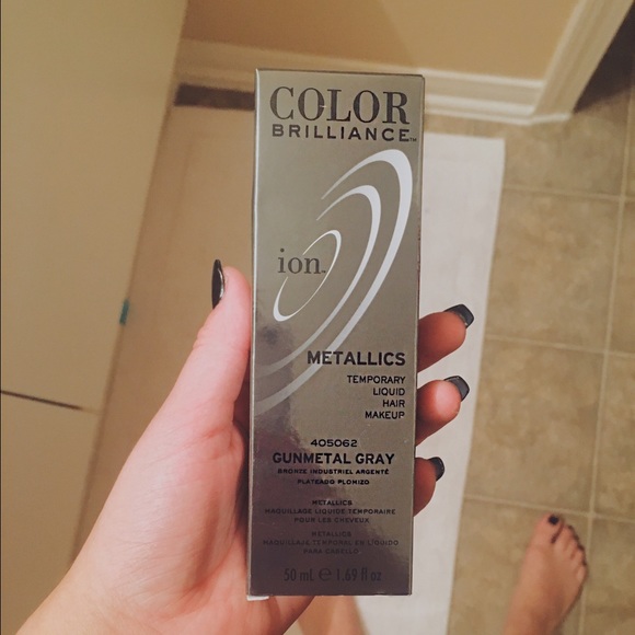 Metallic Grey Temporary Hair dye