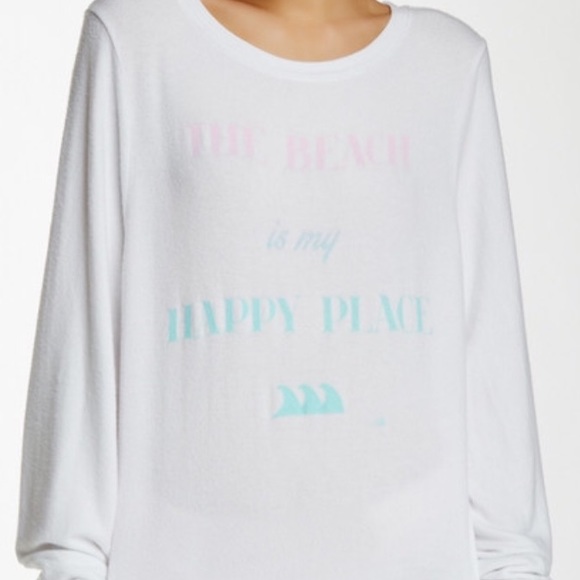 "The Beach is My Happy Place" Wildfox Sweater