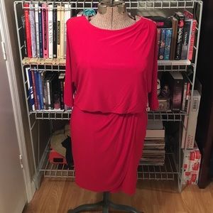 Red cocktail dress