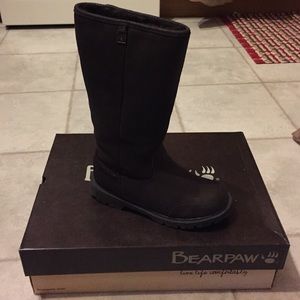 Bear paw leather boots