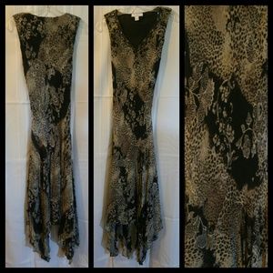 Dress Barn black and tan dress