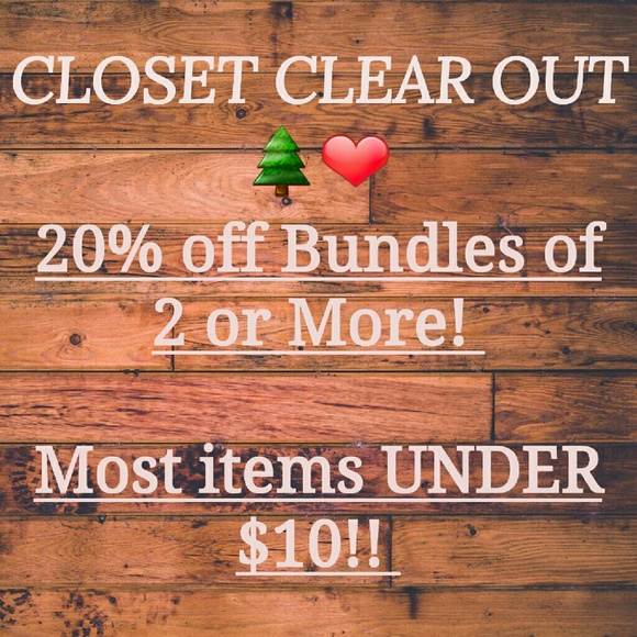 ???? HOLIDAY CLOSET SALE! ????
