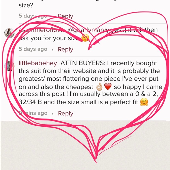 NWT: RED one piece 💋 - Picture 4 of 4